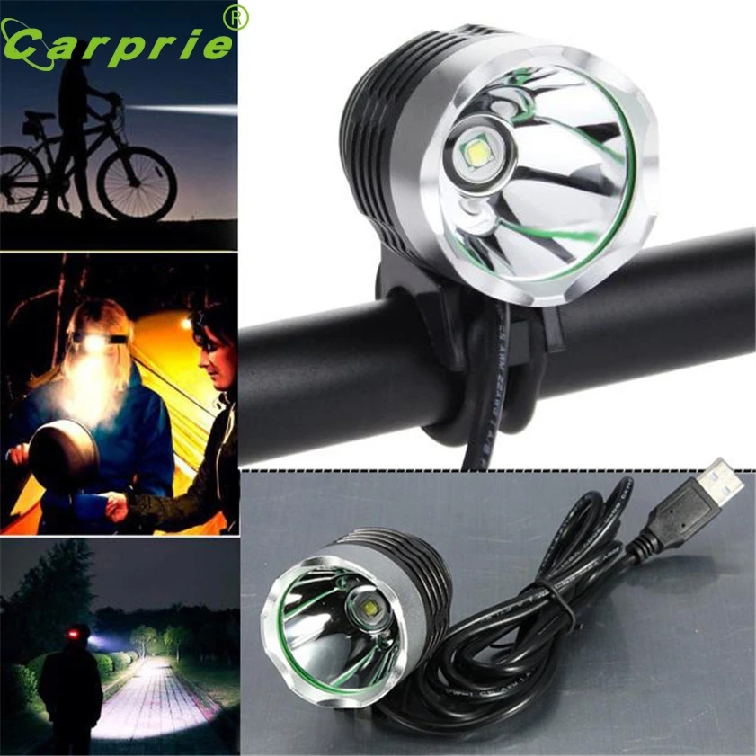 Super 3000 Lumen XML T6 USB Interface LED Bike Bicycle Light Headlamp