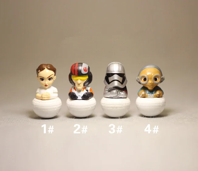 60 шт. 3 5 см Звездные войны Leia Фигурки игрушки звездные модель Коллекционные