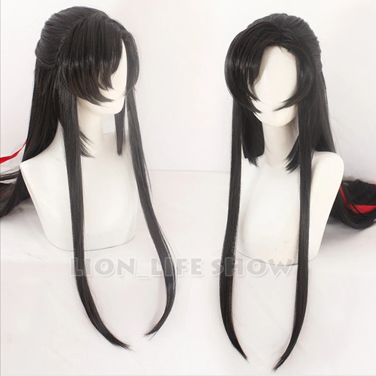 

Grandmaster of Demonic Cultivation Wei Wuxian Cosplay Hair Wig Factory 110cm long