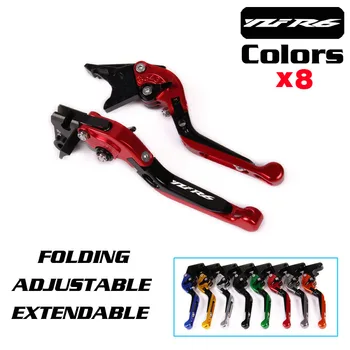 

For YAMAHA YZF-R6 YZF R6 YZFR6 1999 2000 2001 2002 2003 2004 Motorcycle Accessories Brake Clutch Levers LOGO YZF-R6
