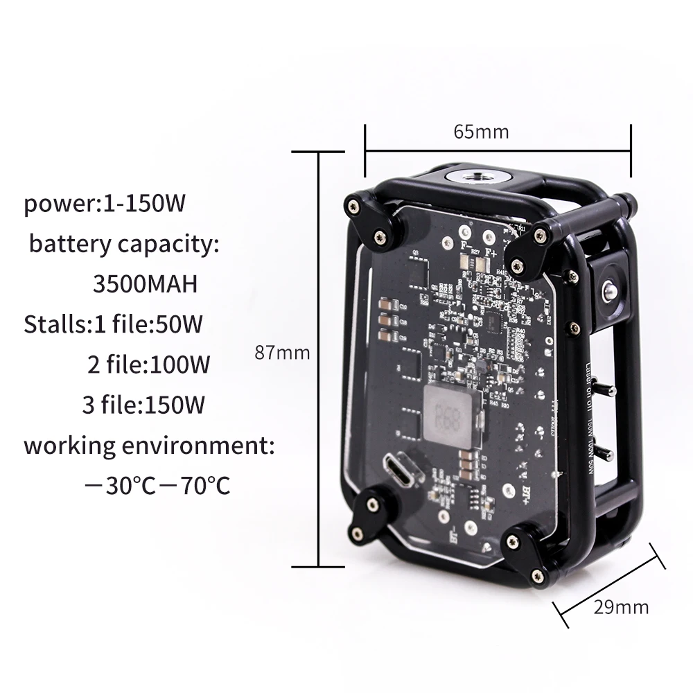 Электронная сигарета Veeape warwolf 150w pod вейп набор Laser squonk box mod аккумулятор 3500 мАч vs Somant