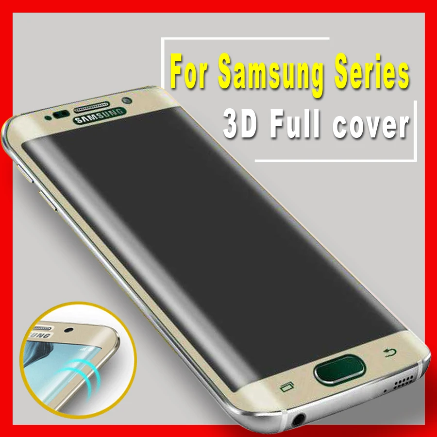 Закаленное стекло S8 plus для Samsung Galaxy s8 S6 S7 Edge 8 S 6 7 защитная пленка экрана + чехол|full