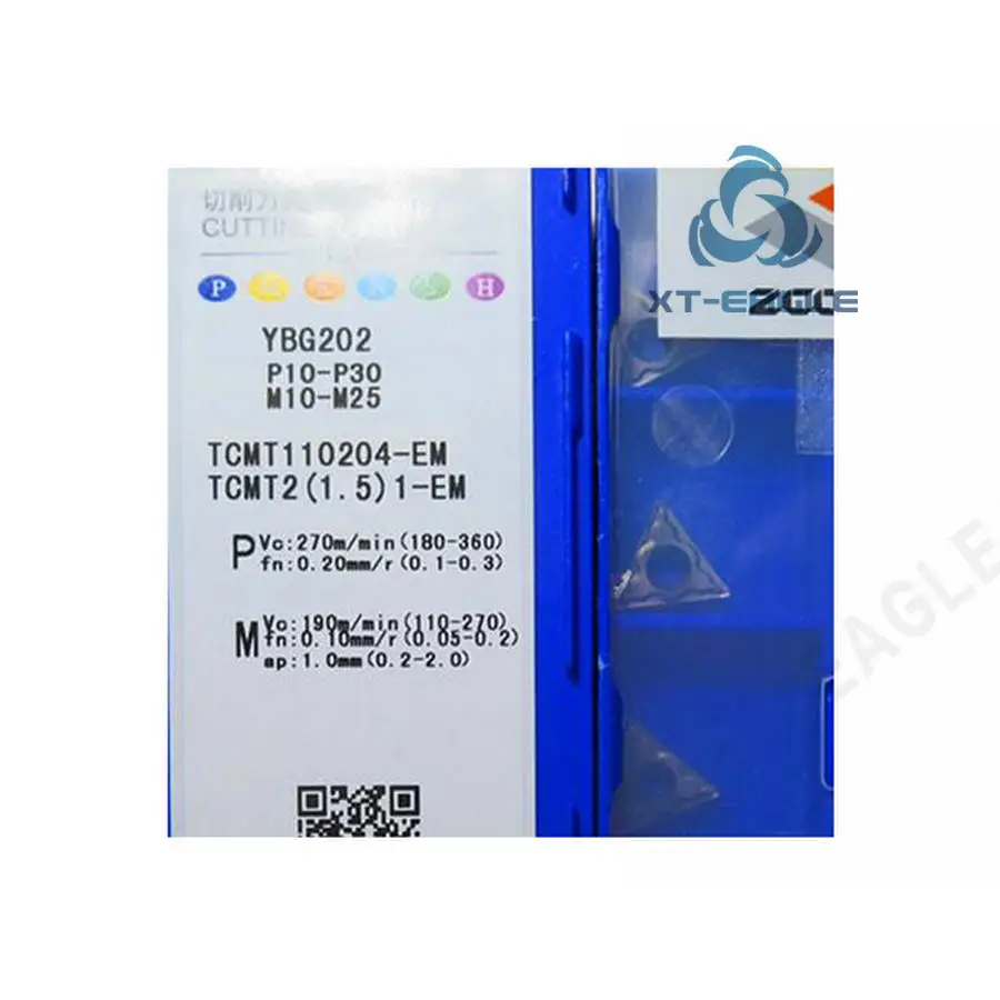 TCMT110204-EM YBG202 YBG205 YBM153 TCMT110208-EM ybg205бесплатная доставка! 100% оригинальный бренд CNC blade |