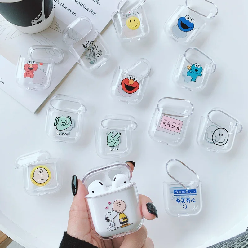 

Cartoon Case For Apple airpods case Cover Cute Wireless Bluetooth Earphone Case For Airpods Headphone Hard Protective Cover