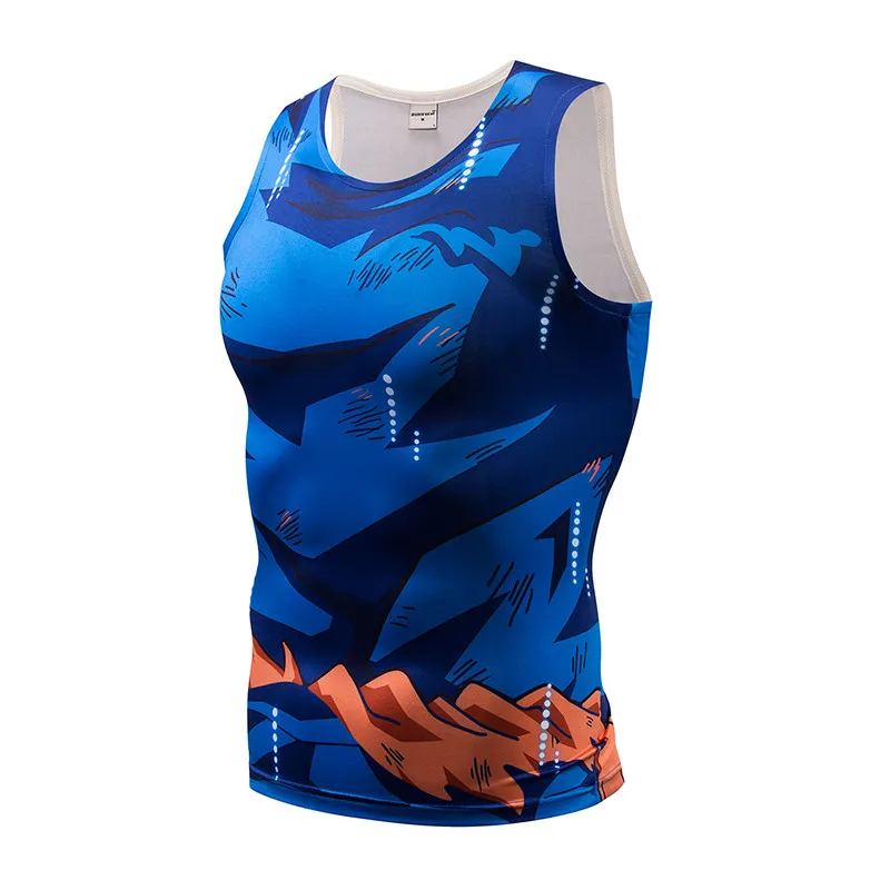 Новинка, мужская майка Dragon Ball Z Vegeta Armor, майка для бодибилдинга, майка для фитнеса, хипстер, 3D аниме, Майки DBZ, Майки X Task Force