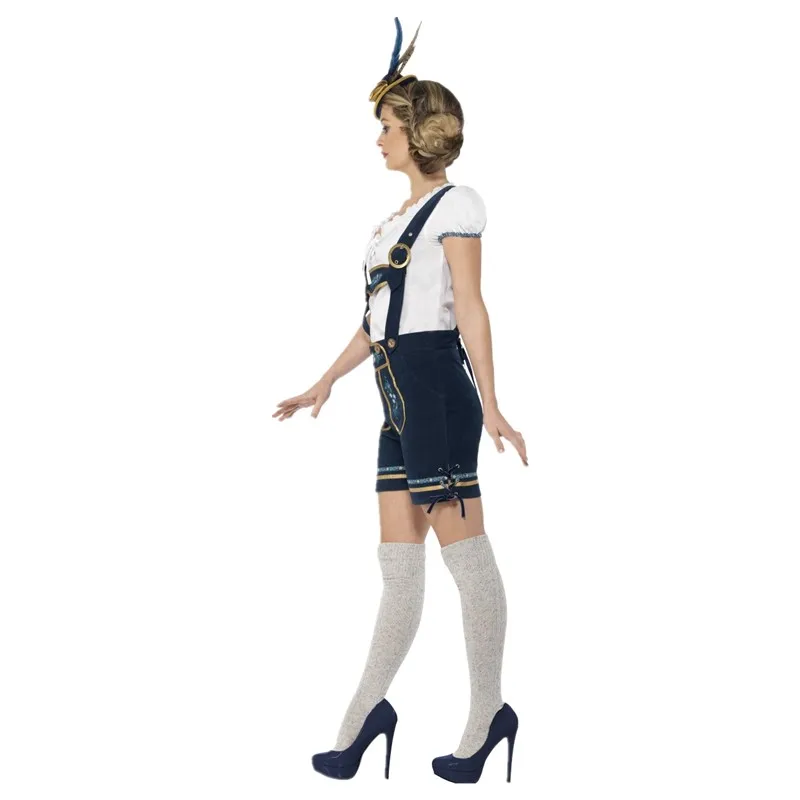 Немецкий праздничный костюм на Октоберфест Lederhosen платье для девушек в баре