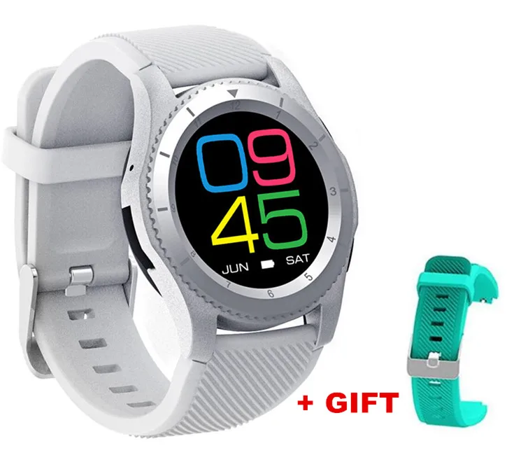 DTNO.1 G8 Смарт-часы-телефон с Bluetooth 4,0 SIM карты вызова сообщение напоминание о частоте пульса GS8 Smartwatch для IOS Android 15 шт./лот - Цвет: G8 White