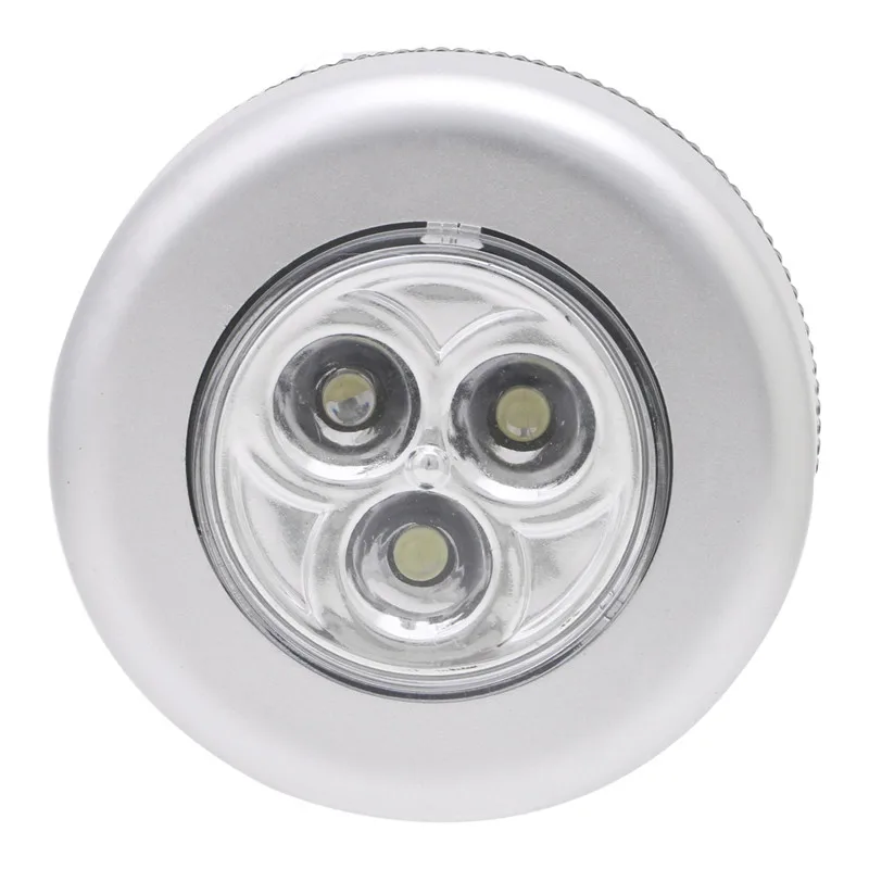 3 LED Touch Light Push Lamp Night Light Kitchen Cabinet Closet Lighting Home Wall Cabinet Camping Battery Emergency Car Lamp08