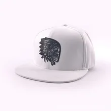 Новые изделия-шляпы мужские и женские общие цели хип-хоп кепка может регулировать бейсбольную шляпу с вышивкой индийский главный головной убор