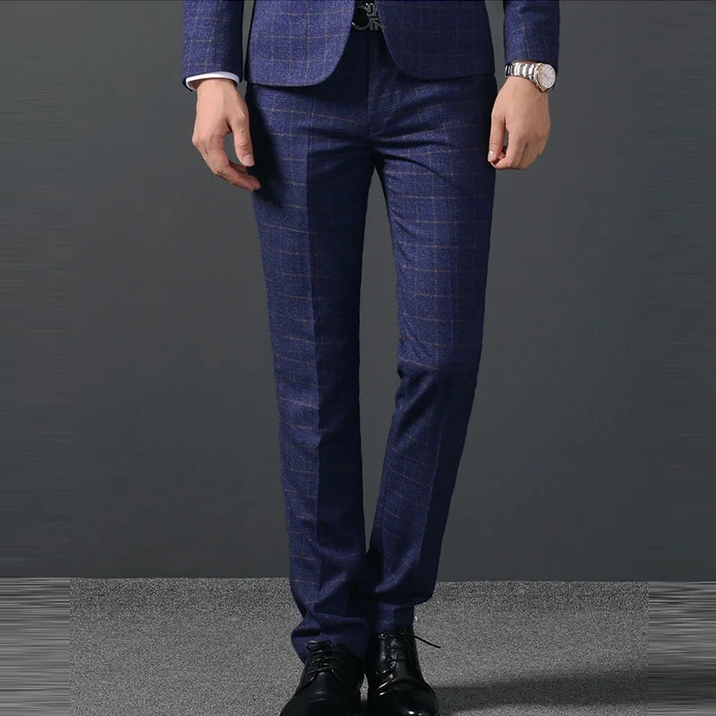 mens plaid pants size 42