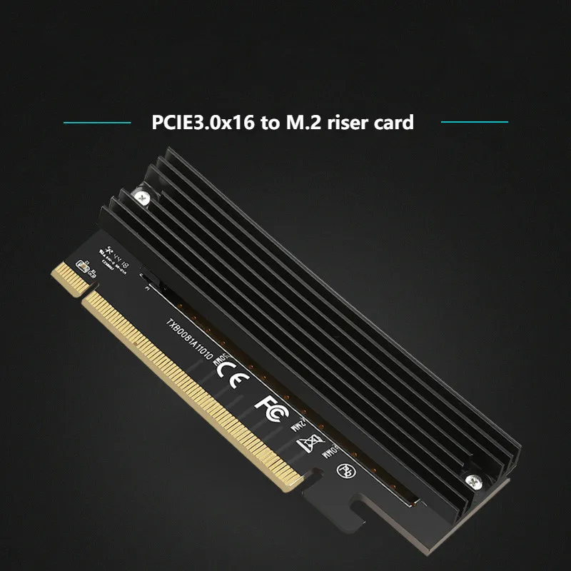 ANDDEAR adapter card M.2 to PCIE3.0 computer high-speed expansion card X16 solid state drive adapter card ANDDEAR adapter card M.2 to PCIE3.0 computer high-speed expansion card X16 solid state drive adapter card