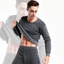 Горячее предложение, зимнее мужское теплое термобелье, мужские кальсоны, сексуальное термобелье, комплекты толстого вельветового нижнего белья для мужчин