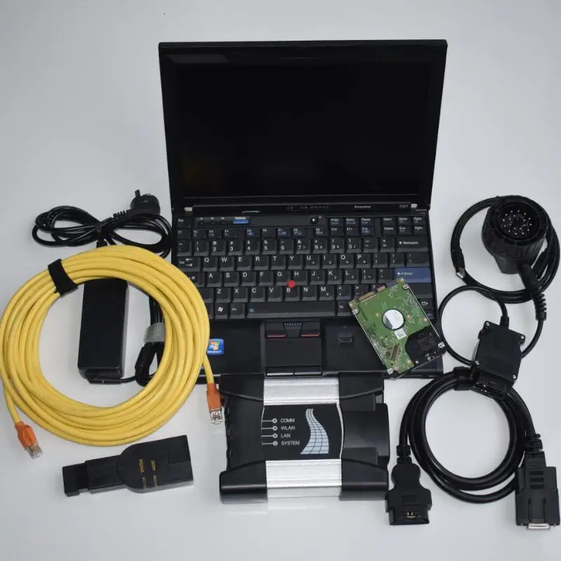 Диагностический сканер для bmw icom next a b c 3 в 1 компьютер x201t i7 4g ноутбук сенсорный