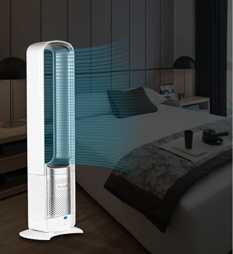 

220V/110V 50W power bladeless fan remote controller timing function No Leaf Fan AIR COOLER