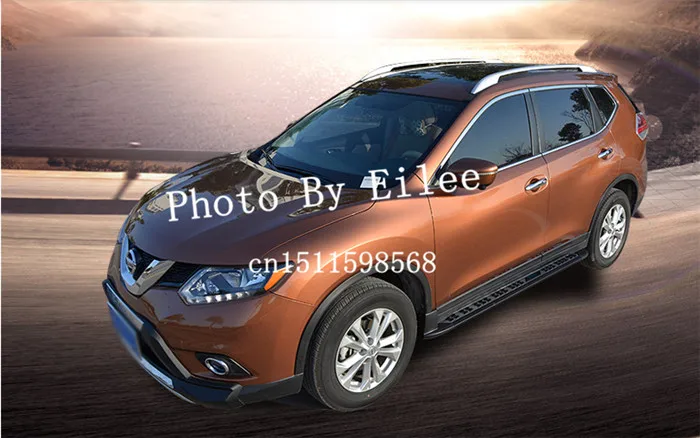 Стиль Бег шаг в сторону доски Нерф Бар Подходит для Nissan X-Trail Rogue