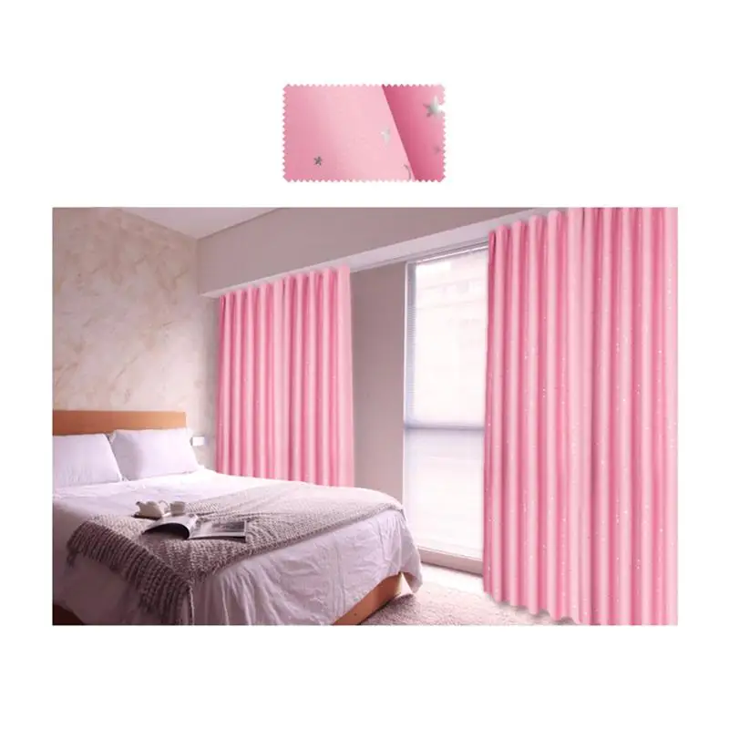 100x250 см затемненные оконные шторы с принтом звезд затемняющие для гостиной
