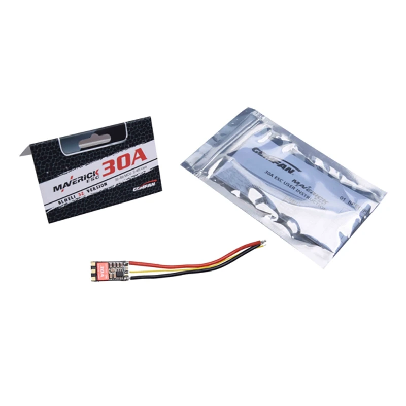 Gemfan Maverick 30A 2-6S BLHeli 32 бит бесщеточный ESC DSHOT1200 готов к радиоуправляемые модели мультикоптеров запасные части Аксессуары