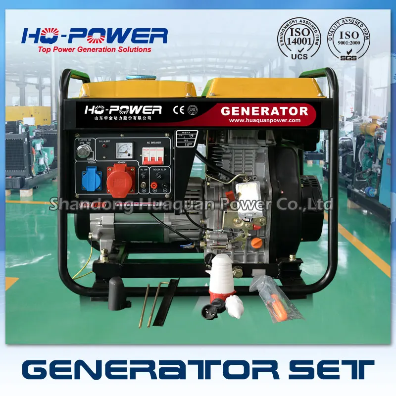 

mini home use gasoline generator 5kw generador small engine