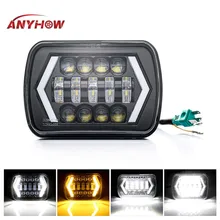 ANYHOW 1/2PCS 7 inch Led car Headlight 55w 6000k 8000LM 5D Halo Angle Eyes Headlamp High/Low beam for 86-95 Jeep Wrangler YJ ANYHOW 1/2PCS 7 inch Led car Headlight 55w 6000k 8000LM 5D Halo Angle Eyes Headlamp High/Low beam for 86-95 Jeep Wrangler YJ