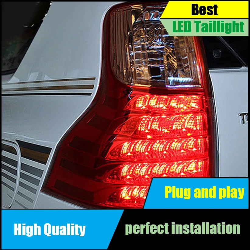 

Car Styling tail lights for Toyota Prado Fj150 2011-2016 taillight LED Tail Lamp rear lamp Drive+signal+brake+reverse