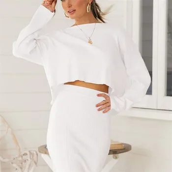 

Sexy Women Fashion High Waist Skirts 2018 Ladies Pencil Bodycon Knitted Skirt Fashion Ladies Sexy Skirt Elegant Woman Skirt Set