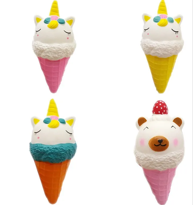 4 стиль мягкими мороженое jumbo постепенно возвращающий форму мягкие для сжатия игрушка снижение игрушки для сжимания YH1709