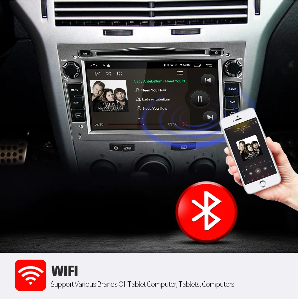 Best Kapud Car DVD Player with Buttons Touch Screen Stereo GPS Navi For Volkswagen Touarg with BT/MIC/DAB/OBD/Mirror Link 15