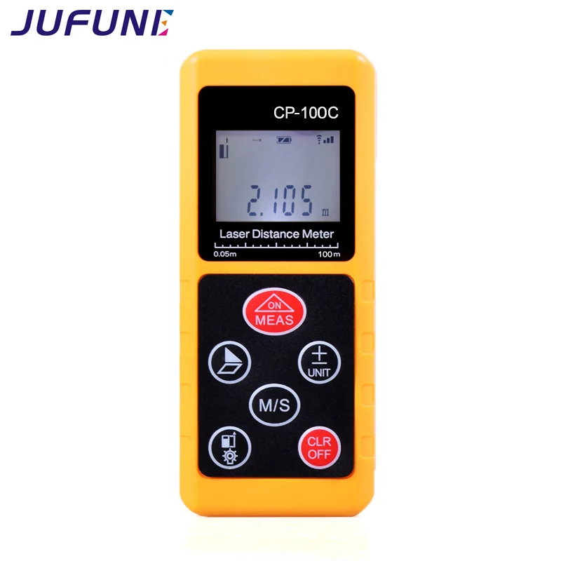 Мини лазерный дальномер Jufune 40 м 60 80 100 строительный измерительное устройство