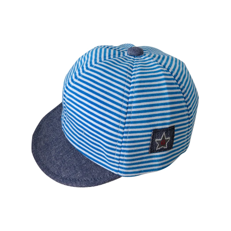 

New Comfortable Children Summer Cotton Hats Cute Fashion Striped Soft Eaves Baseball Cap For Kids Baby Boys Babies Girls Sun Hat