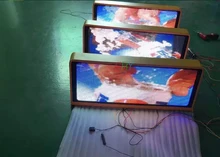 P5 960*320 мм LED Taxi Top Media Billboard Double Side Такси СВЕТОДИОДНЫЙ Дисплей водить такси знаком на крыше
