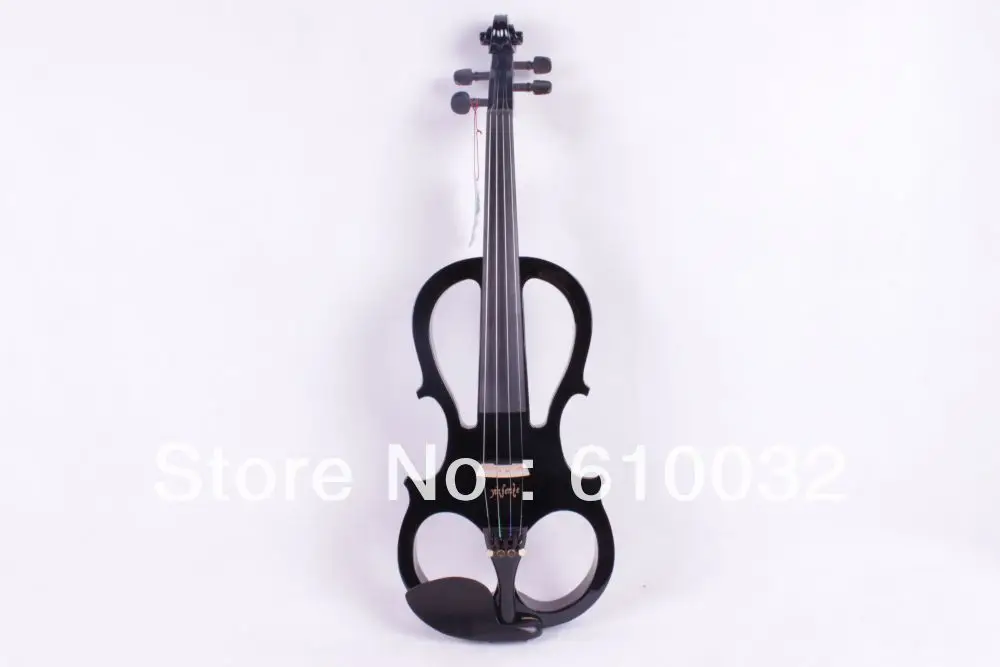 

New 4 string 16'' Electric Viola Silent Solid Wood Body Powerful Sound Case Bow