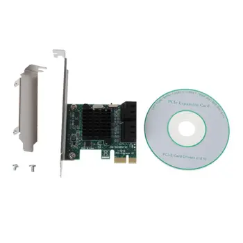 

PCI-E PCI Express 1x To 4-Port Sata 3.0 III 6G Converter Controller Card Adapter