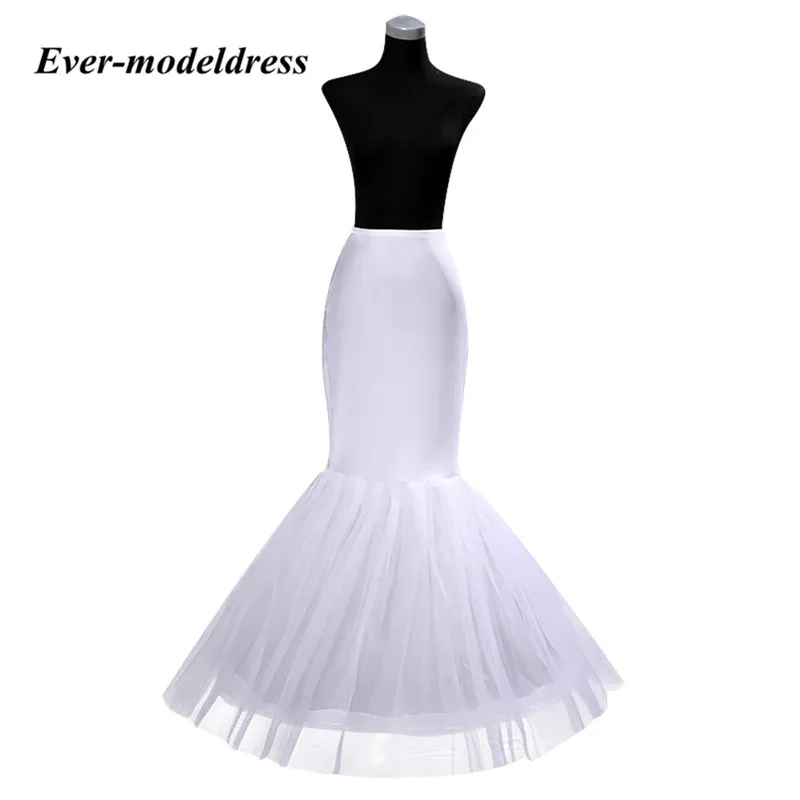 

Mermaid Petticoat Underskirts Satin and Tulle Dress for Wedding Accessories enaguas para el vestido de boda crinoline