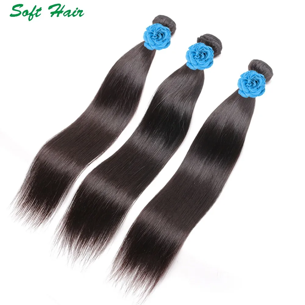 European Straight Virgin Human Hair weave  (1)