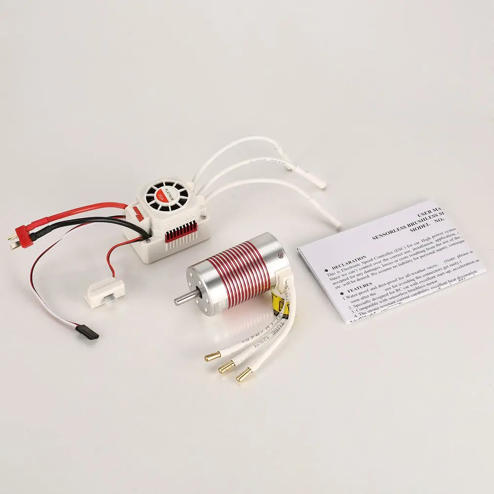 

SURPASSHOBBY 2845 5900KV 3.175mm Waterproof Sensorless Brushless Motor Engine for 1/16 1/18 RC Car Truck Model Toy Spare Parts