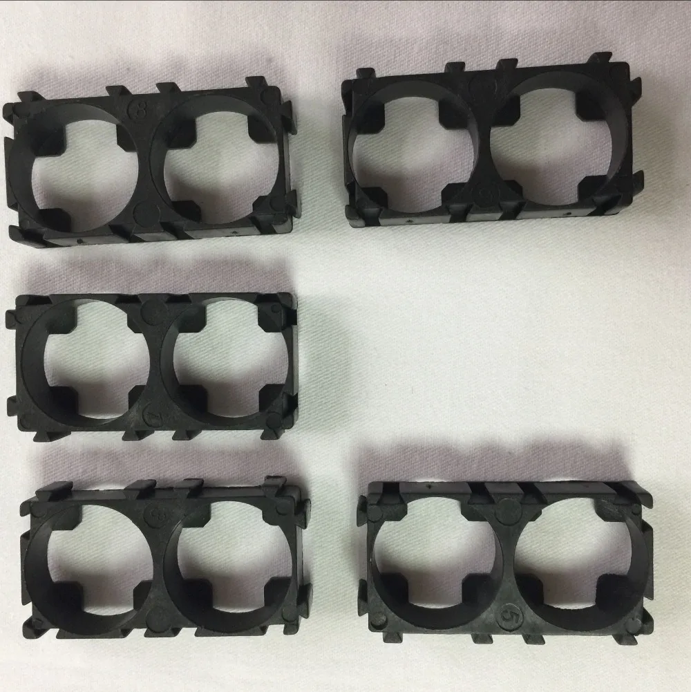 100pcs free shipping 2P 18650 battery holder Cylindrical battery