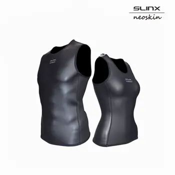 

Slinx Men Women 2mm Neoprene Wetsuit Vest Sleeveless Swimwear for Diving Spearfishing Surfing Snorkeling Wetsuit both side