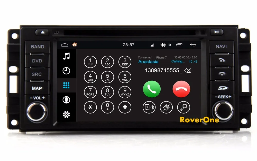 Discount RoverOne Android 8.0 Car Multimedia System For Jeep Compass 2009 - 2012 Radio Stereo DVD GPS Navigation Media Music Player 7