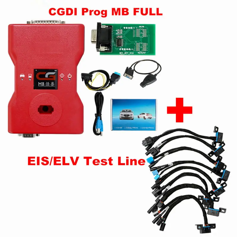 CGDI MB программатор поддерживает все ключевые потери для Benz Быстрый добавить ключ CGDI Prog MB с адаптером переменного тока/ELV/EIS опционально - Цвет: CGDI MB Add EIS ELV