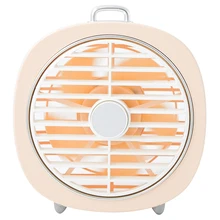 P22 Flowing Fire Office Office Silent Desktop Fan Rotating Hood Desktop Usb Charging Fan