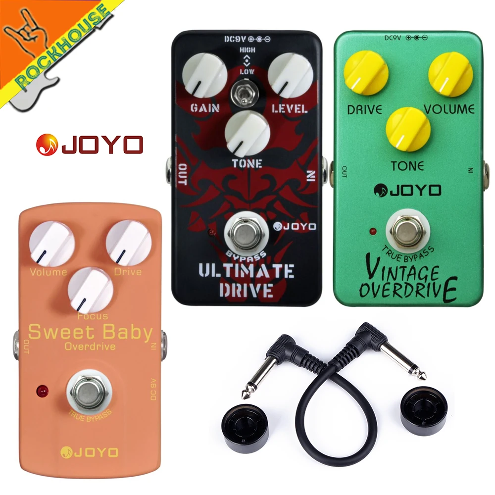 Педаль для гитары JOYO с высоким коэффициентом усиления мощный усилитель привода