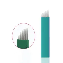 0,20 мм 16 Flex микроблейдинг Наложение теней лезвие для татуажа иглы тумана бровей и губ иглы микро облопачивание tebori лезвие Аксессуары Инструмент