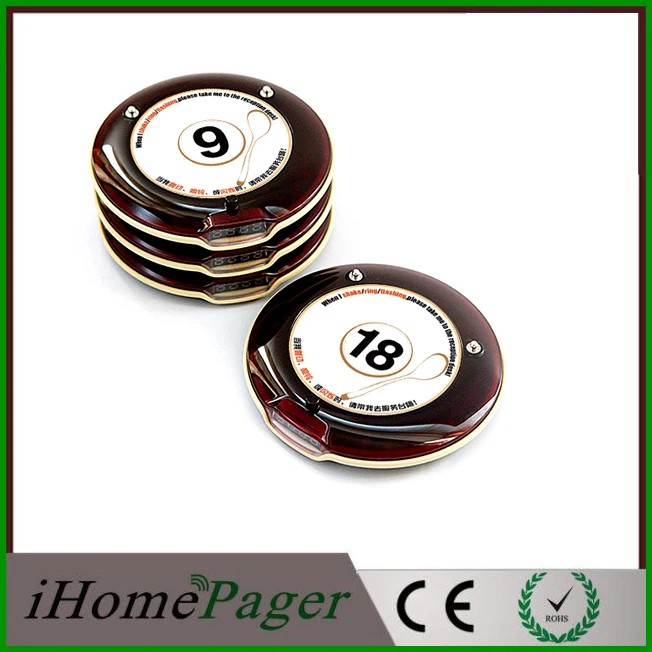

Queue calling system Touch keyboard infrared coding wireless coaster pagers vibrating caller