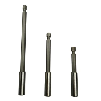 

2018 New 3pc Quick Change Magnetic Screwdriver Extension Bit Holder 1/4 Hex Set accessory set for Power Drills and Impact Driver