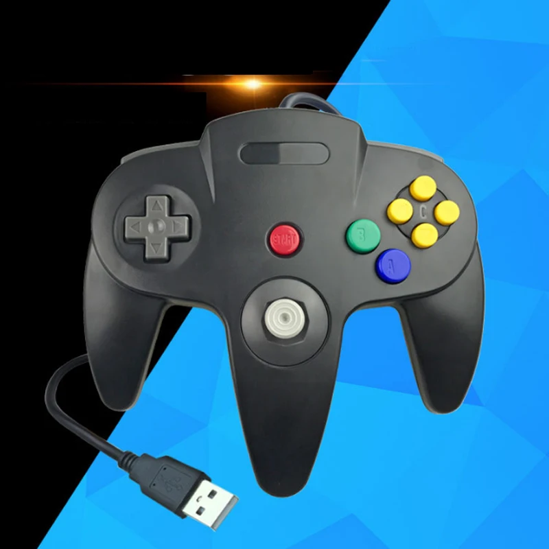 Проводной USB геймпад джойстик для N64 Классический игровой контроллер Джойстик для Windows PC Mac управление