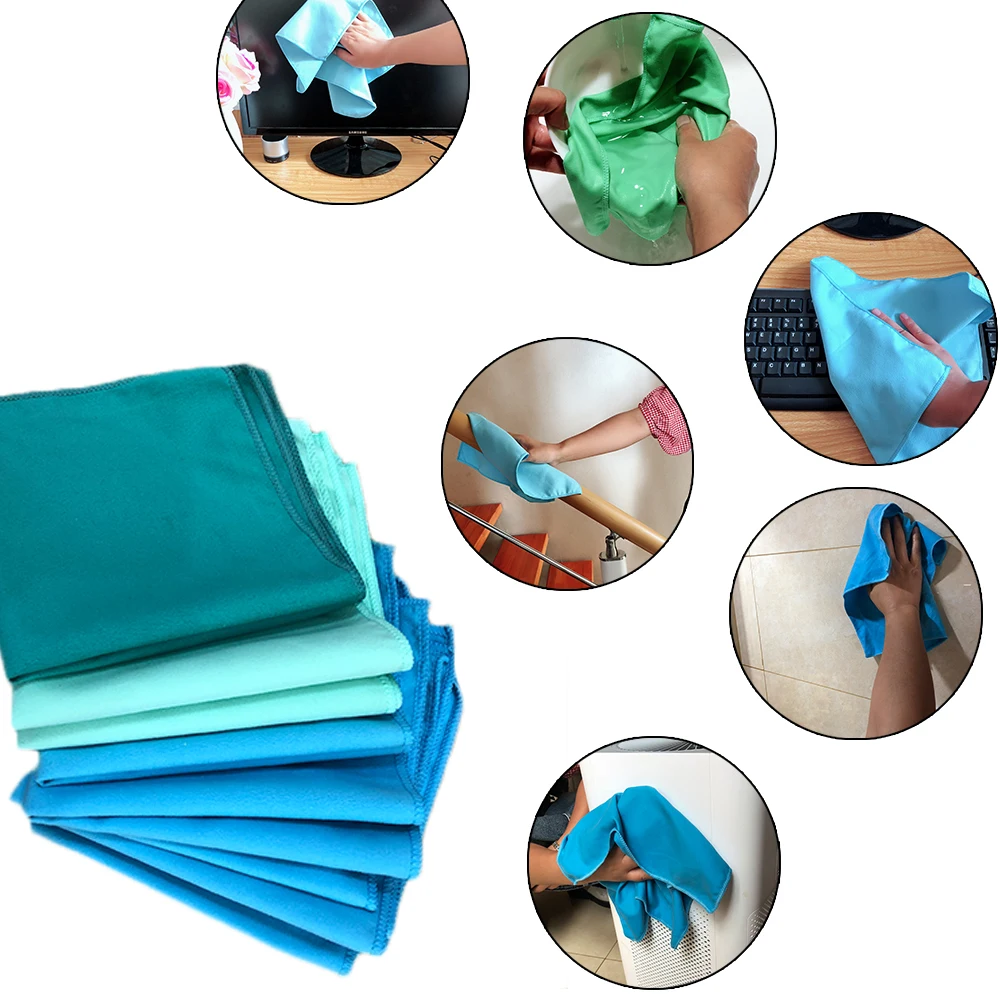 Zipsoft Microfiber Fabric Wipe cloth Quick Drying Dishcloth for
