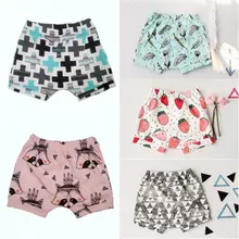 Шорты для маленьких девочек и мальчиков, популярные штаны повседневные милые летние шорты для мальчиков От 0 до 4 лет