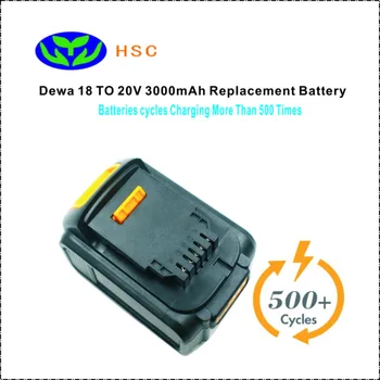 

3.0 4.0 5.0Ah 18650 Battery Pack DEW18C Lithium ion Battery 18V Replacement DEWA DCB180 DCB181-XJ DCB200 DCB201-2 Battery Pack
