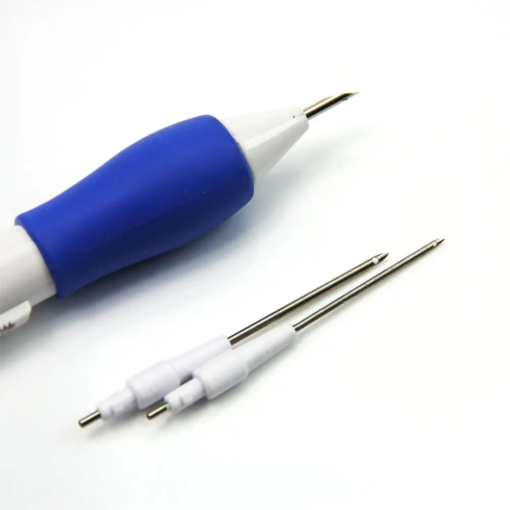 White+Blue Three Sized Embroidery Stitching Punch Needle Punching Punch