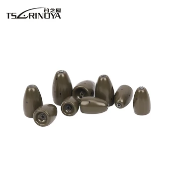

Tsurinoya 3.5g,5.3g,7g Tungsten Bullet Fishing Sinker Fishing Accessory Fishing Tool Lead Sinker Fishing Tackle Peche